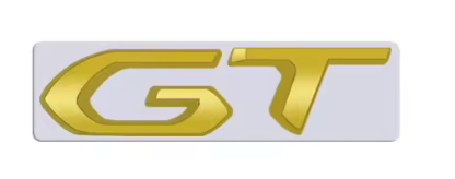 Logo GT Peugeot métallique 3D autocollant emblème voiture