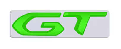 Logo GT Peugeot métallique 3D autocollant emblème voiture