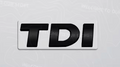 Logo TDI/TSI Volkswagen métallique 3D autocollant emblème coffre
