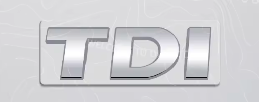 Logo TDI/TSI Volkswagen métallique 3D autocollant emblème coffre