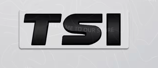 Logo TDI/TSI Volkswagen métallique 3D autocollant emblème coffre