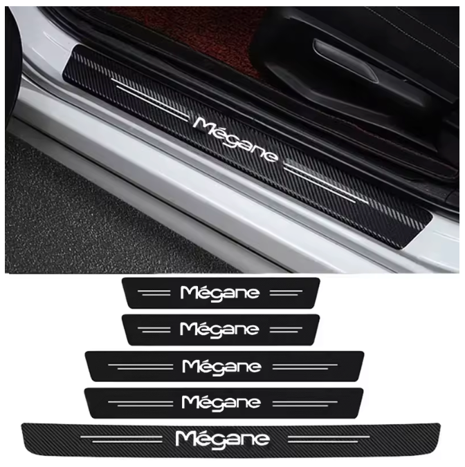 Seuil de porte de voiture plaque de protection  pour Renault Mégane