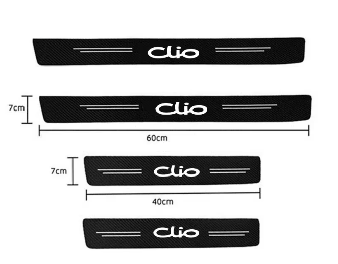 Seuil de porte de voiture plaque de protection  pour Renault Clio